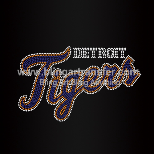 rhinestone detroit tigers shirt