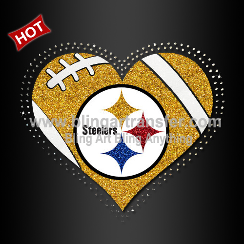 Buy Pittsburgh Steelers NFL Team Hotfix Rhinestone Iron on Transfer Bling  for T-shirt Sweatshirt Hand Bag Throw Pillow Hats All Accessories Online at  desertcartINDIA