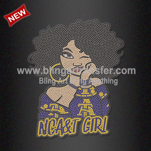 Ain't Nothing like a New Orleans Girl FDL Custom Rhinestone Transfer -  Texas Rhinestone