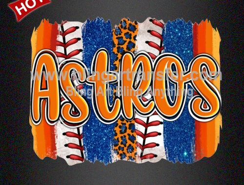 Astros Iron Ons