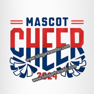 Mascot Cheer Custom Iron on Transfers