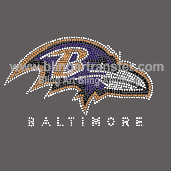 Ravens Rhinestones Transfers