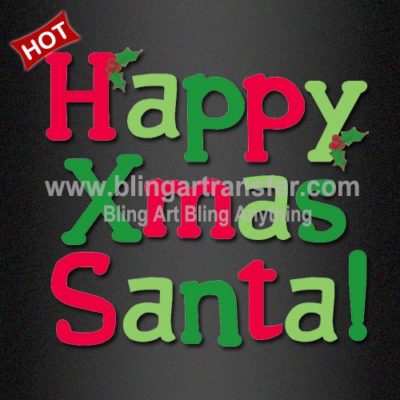 Happy Xmas Santa Heat Transfers