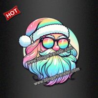 BRT-xm0408 rainbow santa